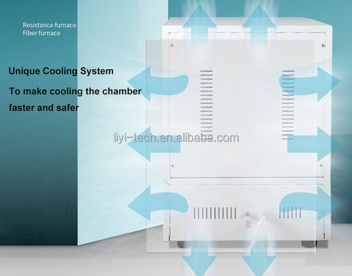 리이 1200도 정밀 실험실 난방 장비 1000C까지 난방 높은 온도 세라믹 머플 오븐, 1000도 오븐