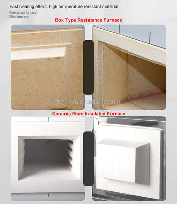 리이 1200도 정밀 실험실 난방 장비 1000C까지 난방 높은 온도 세라믹 머플 오븐, 1000도 오븐