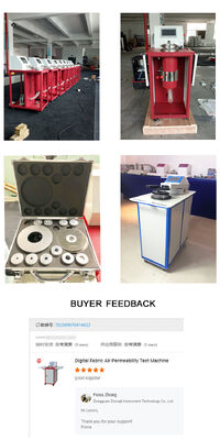 Liyi 실험실 섬유 디지털 직물 공기 투과성 테스터